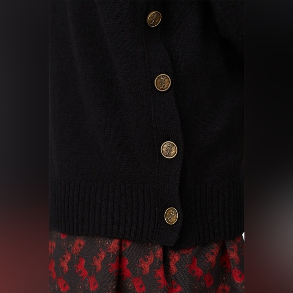 Coach Horse And Carriage Sweater Dress rent the runway silk wool large - Picture 4 of 7